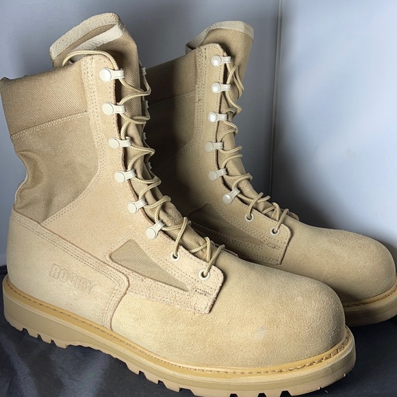 Rocky Shoes | Rocky Boots Steel Toe Size 13M Vibram | Color: Tan | Size: 13 | Bayclassic's Closet